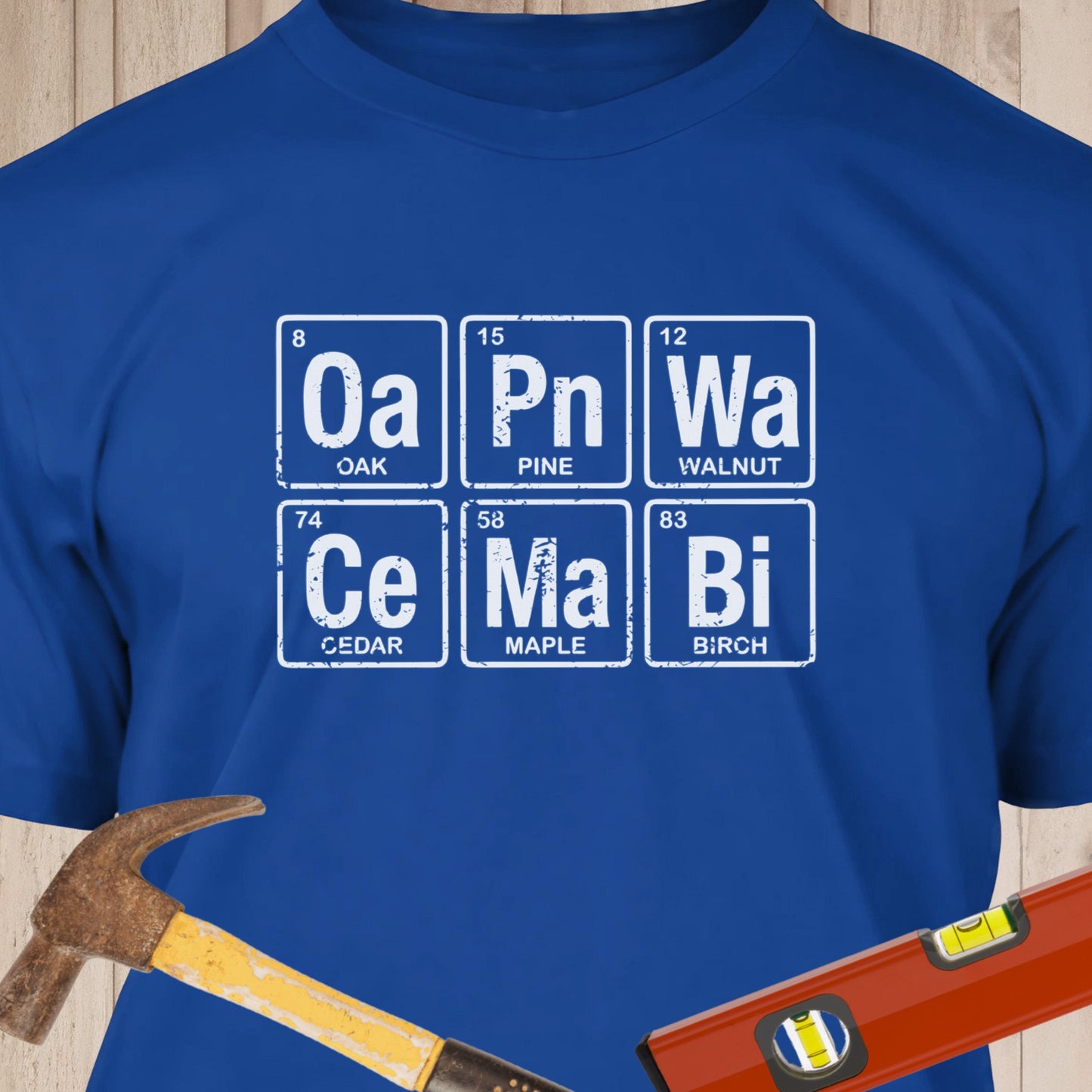 Wood Elements Funny Woodworking & DIY T-Shirt