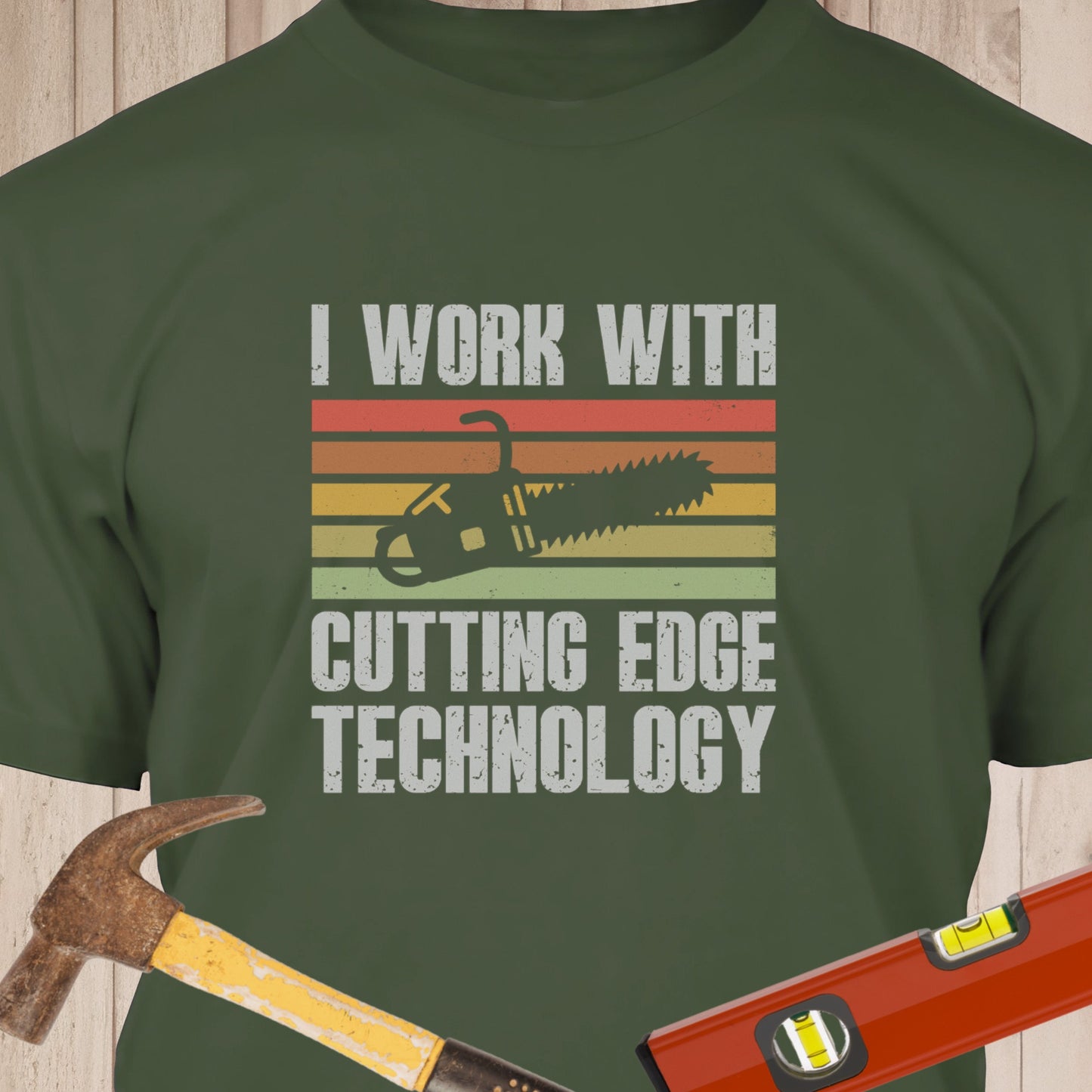 Cutting Edge Technology - Funny Woodworker & DIY T-Shirt