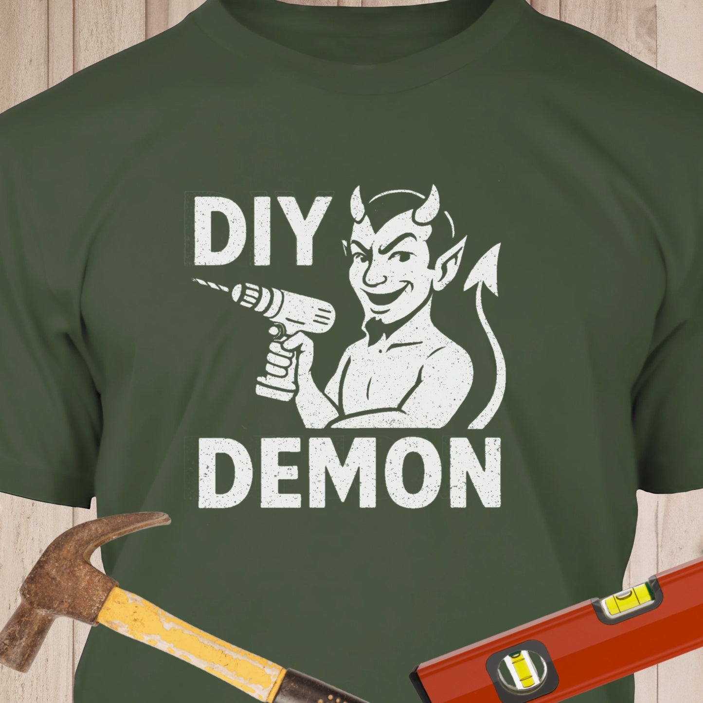 DIY Demon - Funny Woodworker & DIY T-Shirt