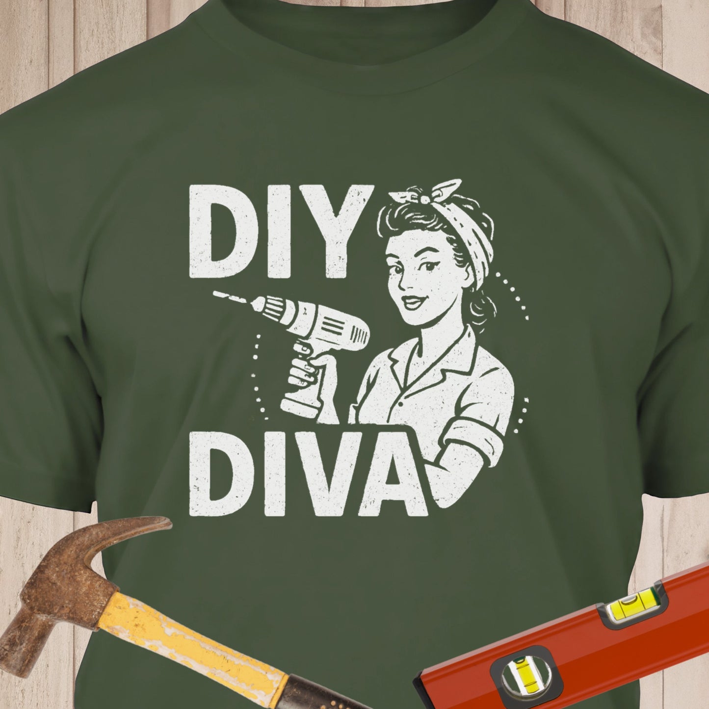 DIY Diva - Funny Woodworker & DIY T-Shirt
