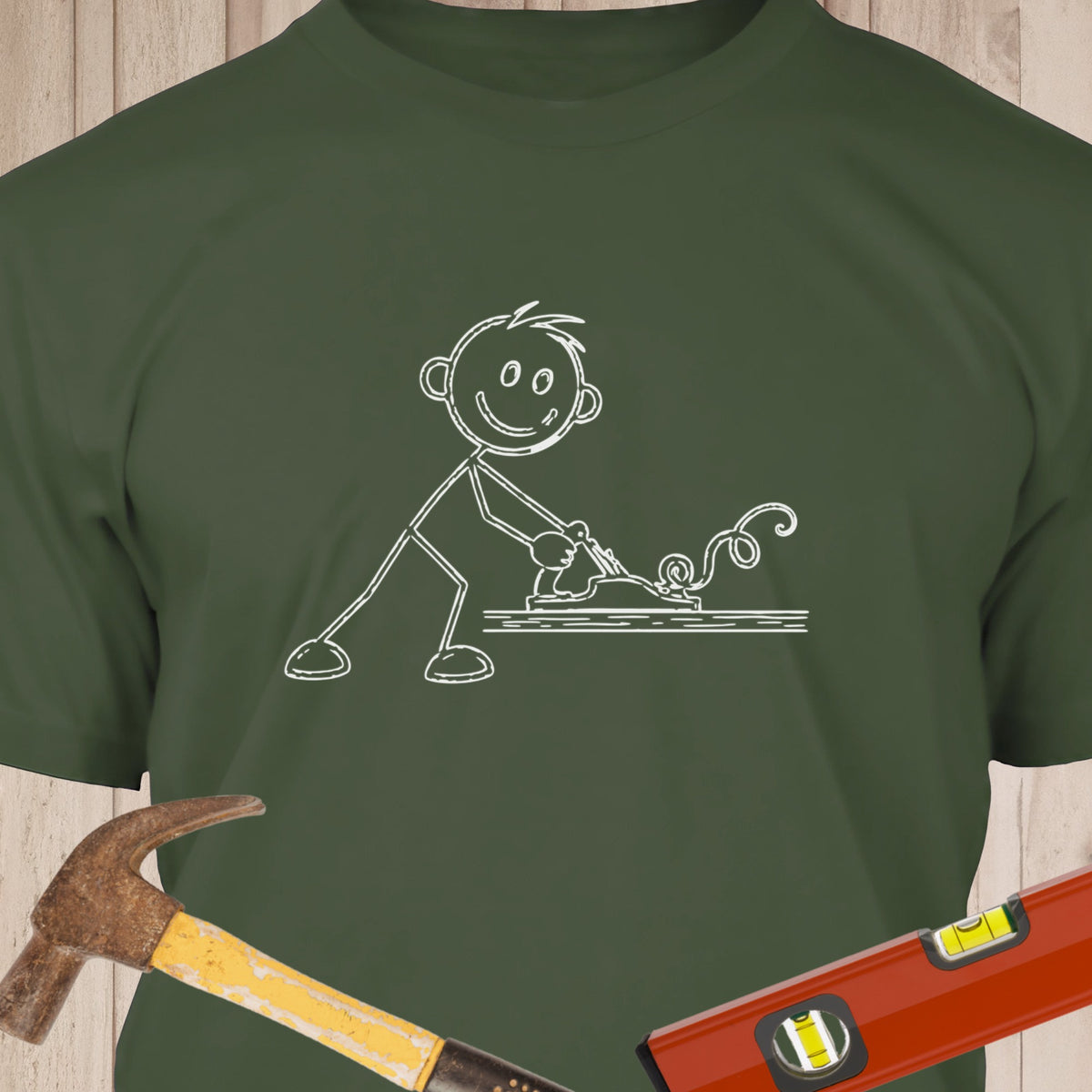 Stickman with Plane
