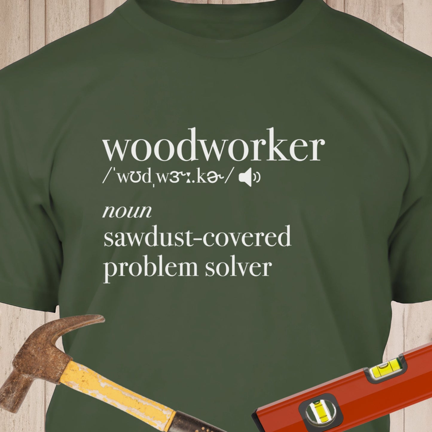 Woodworker Definition - Funny Woodworker & DIY T-Shirt