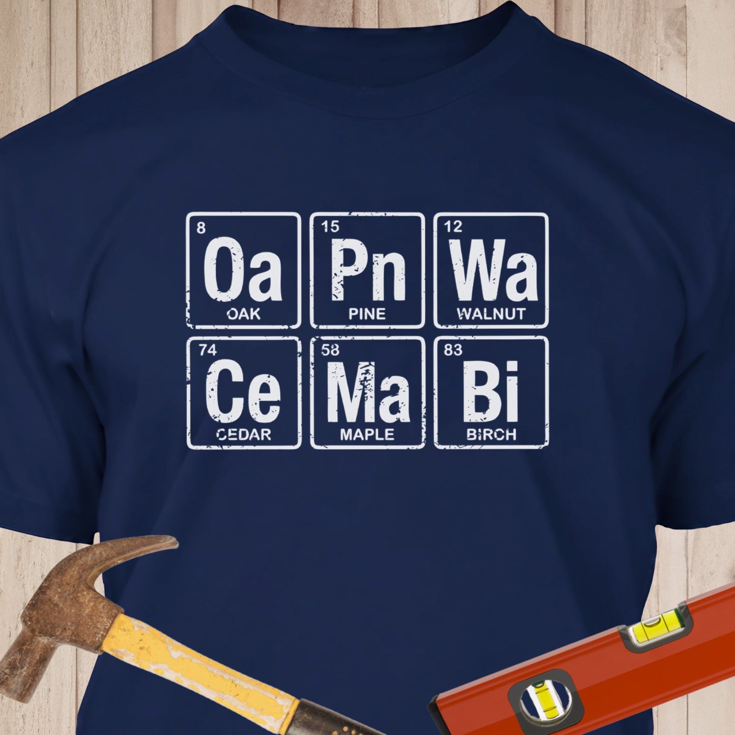 Wood Elements Funny Woodworking & DIY T-Shirt