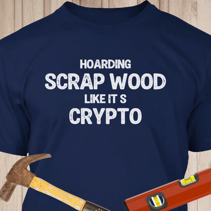 Scrap Wood Crypto Text