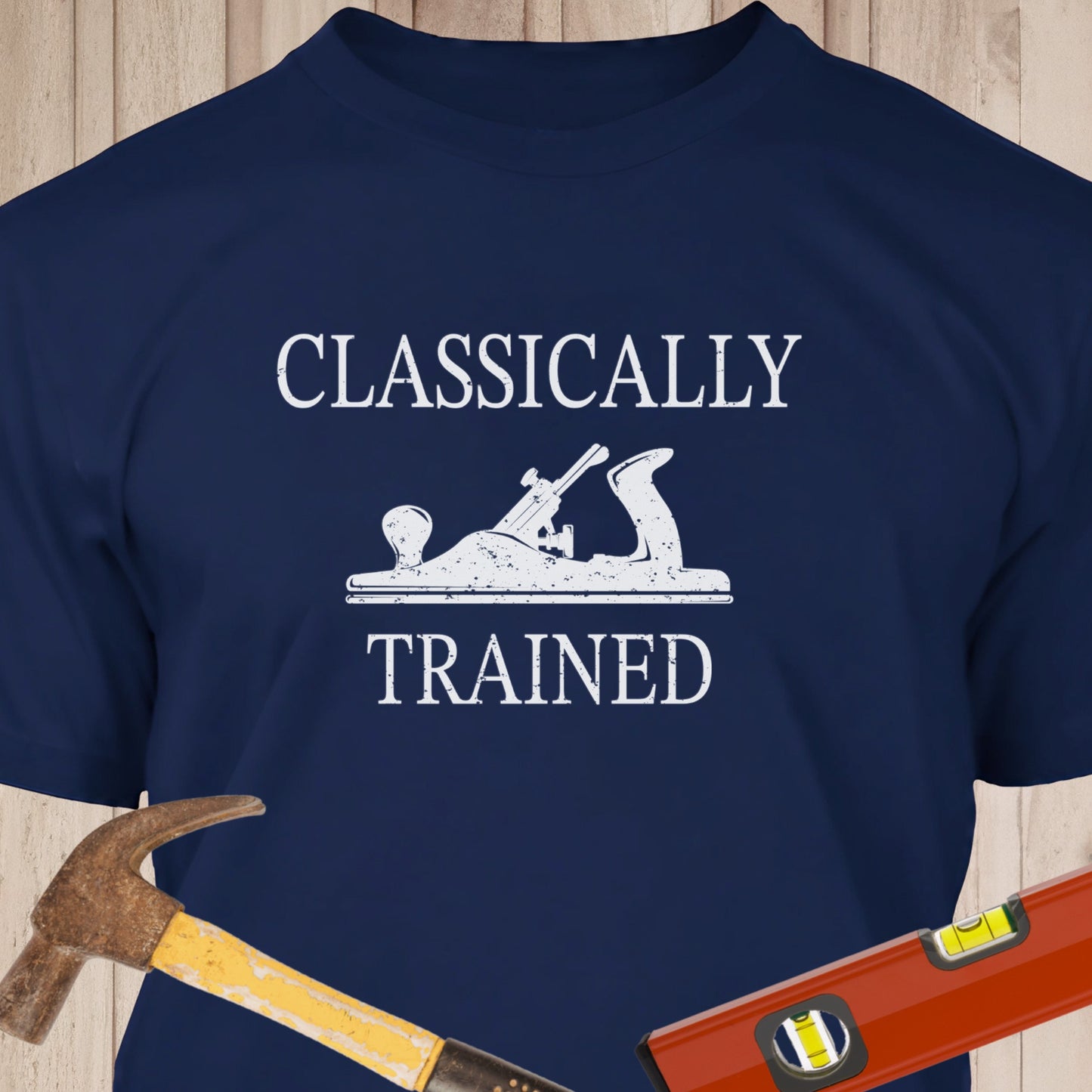 Classically Trained Plane Funny Woodworking & DIY T-Shirt
