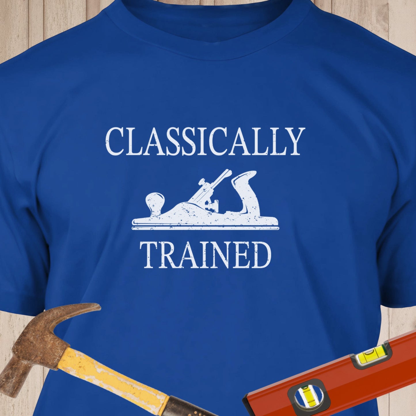 Classically Trained Plane Funny Woodworking & DIY T-Shirt