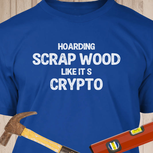 Scrap Wood Crypto Text